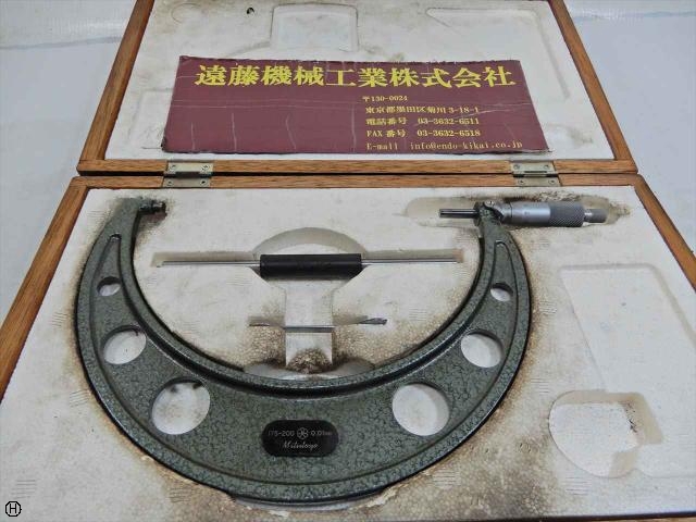 ミツトヨ 175-200mm 0.01mm マイクロメーター（外側） の画像 1枚目