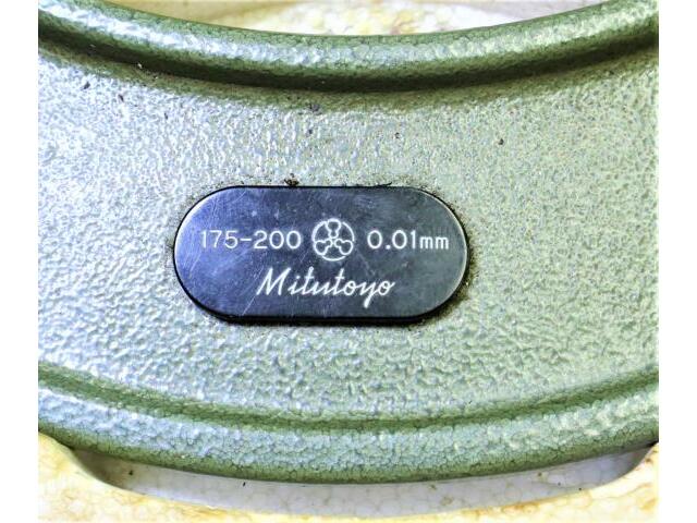 ミツトヨ 175-200mm 0.01mm マイクロメーター（外側） の画像 3枚目