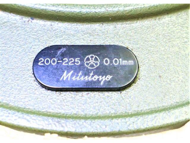 ミツトヨ 200〜225mm 0.01mm マイクロメーター（外側） の画像 3枚目