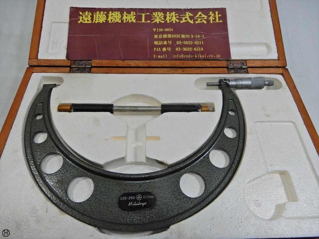 ミツトヨ 225-250mm 0.01mm マイクロメーター（外側） の画像 1枚目