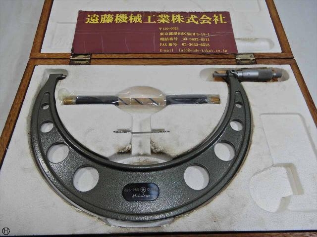 ミツトヨ 225-250mm 0.01mm マイクロメーター（外側） の画像 1枚目