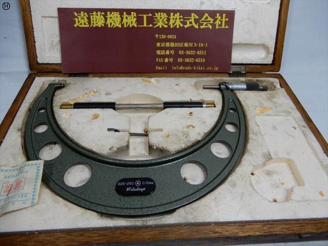 ミツトヨ 225~250mm 0.01mm マイクロメーター（外側） の画像 3枚目