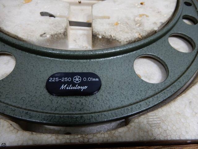 ミツトヨ 225~250mm 0.01mm マイクロメーター（外側） の画像 4枚目