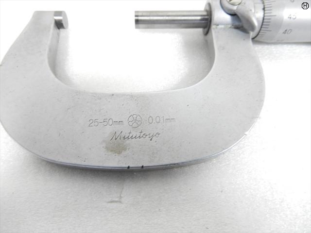 ミツトヨ 25-50mm 0.01mm マイクロメーター（外側） の画像 2枚目