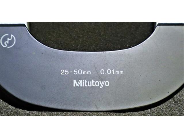 ミツトヨ 25〜50mm, 0.01mm マイクロメーター（外側） の画像 3枚目