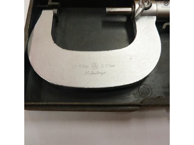ミツトヨ 25〜50mm, 0.01mm マイクロメーター（外側） の画像 2枚目