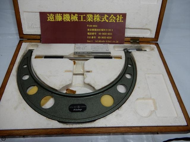 ミツトヨ 275~300mm 0.01mm マイクロメーター（外側） の画像 1枚目