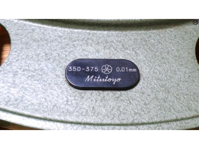 ミツトヨ 350〜375mm 0.01mm マイクロメーター（外側） の画像 2枚目