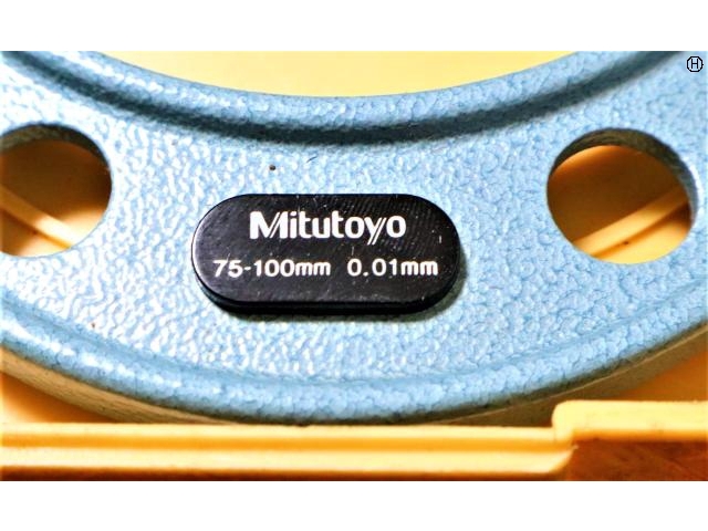ミツトヨ 75〜100mm 0.01mm マイクロメーター（外側） の画像 2枚目