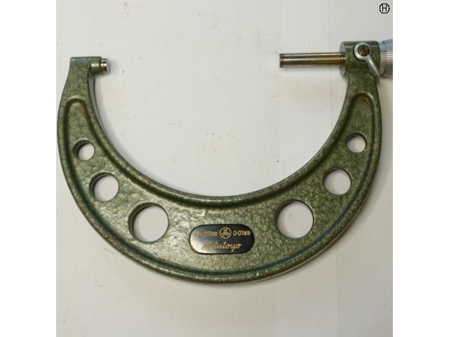 ミツトヨ 75〜100mm 0.01mm マイクロメーター（外側） の画像 2枚目