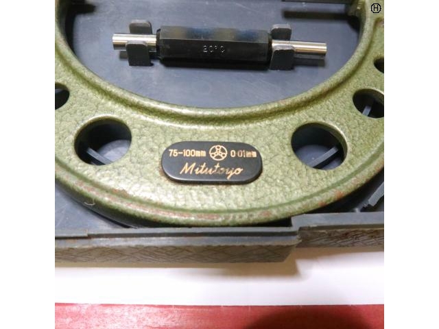 ミツトヨ 75〜100mm 0.01mm マイクロメーター（外側） の画像 2枚目