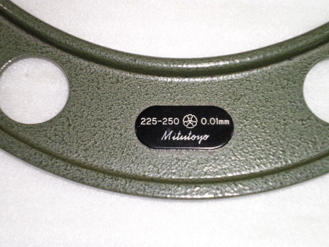 ミツトヨ OM-250 225〜250mm マイクロメーター（外側） の画像 4枚目