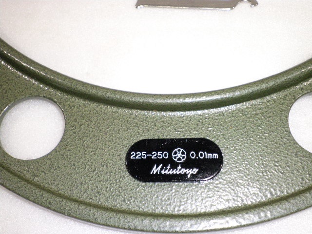 ミツトヨ OM-250 225〜250mm マイクロメーター（外側） の画像 3枚目