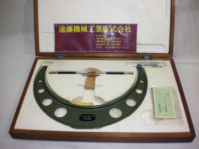 ミツトヨ OM-300 275〜300mm マイクロメーター（外側） の画像 1枚目