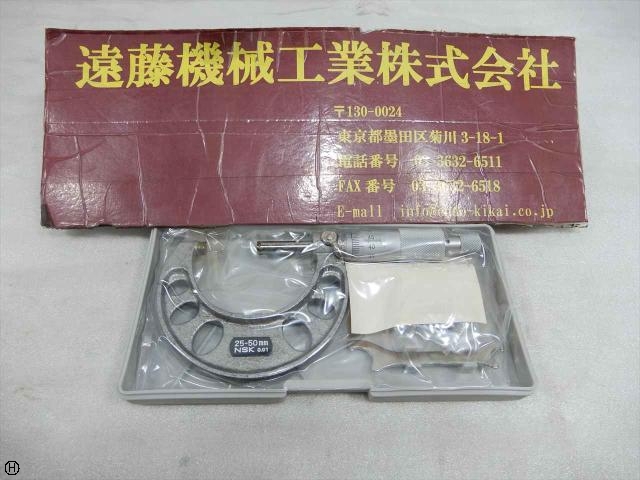 日本測定 NSK 25-50mm 0.01mm Micrometer (Outer) Image 1