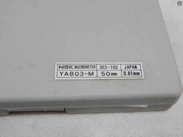 日本測定 NSK 25-50mm 0.01mm マイクロメーター（外側） の画像 2枚目