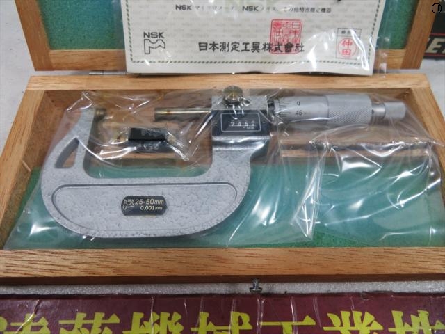 日本測定 NSK YUAN02-M マイクロメーター（外側） の画像 2枚目