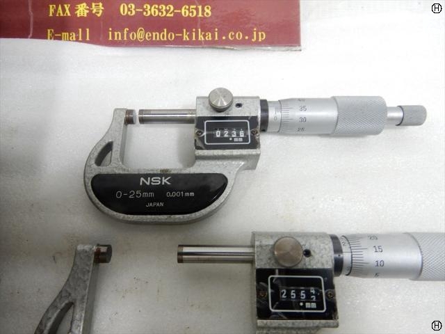 日本測定 NSK YUANW05-M 552-101,S マイクロメーター（外側） の画像 2枚目