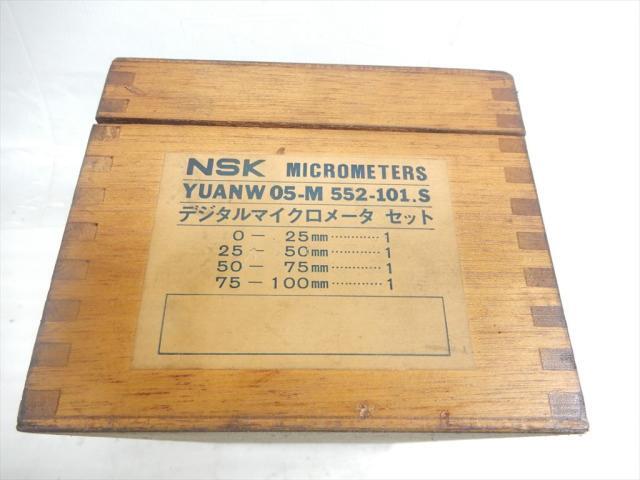 日本測定 NSK YUANW05-M 552-101,S マイクロメーター（外側） の画像 7枚目