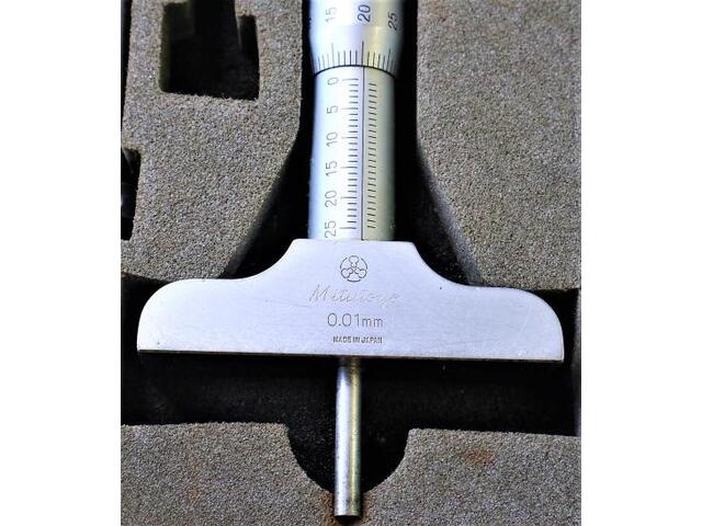 ミツトヨ 0-25mm 0.01mm デブス の画像 3枚目