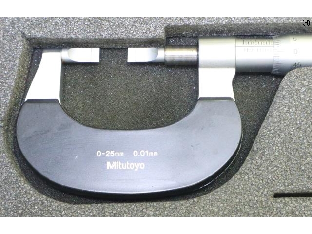 ミツトヨ 0〜25mm 0.01mm マイクロメーター（外側） の画像 2枚目