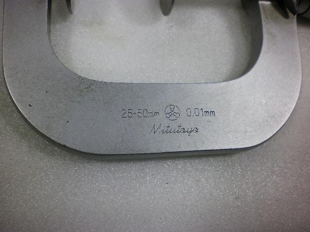ミツトヨ 25〜50mm マイクロメーター（外側） の画像 3枚目