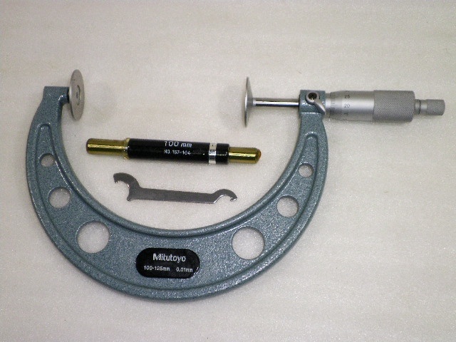 ミツトヨ GMA-125 100〜125mm 未使用品 マイクロメーター（外側） の画像 2枚目