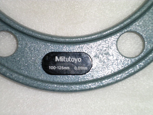 ミツトヨ GMA-125 100〜125mm 未使用品 マイクロメーター（外側） の画像 3枚目