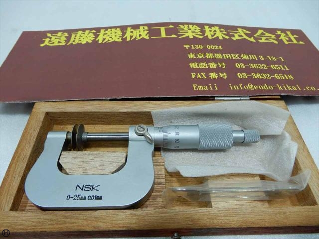 日本測定 NSK E01-M Micrometer (Outer) Image 1