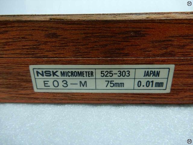 日本測定 NSK E03-M Micrometer (Outer) Image 2