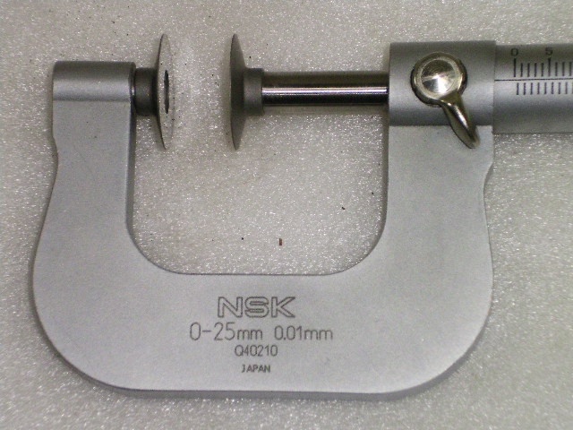 日本測定 NSK 特殊E t＝0.3 0〜25mm 未使用品 Micrometer (Outer) Image 3