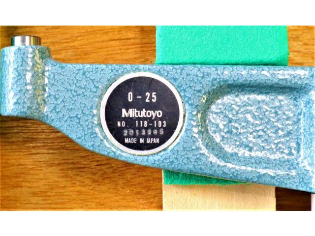 ミツトヨ 0〜25mm マイクロメーター（外側） の画像 3枚目