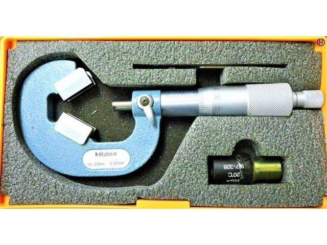 ミツトヨ VM3-25 10-25mm 0.01mm マイクロメーター（外側） の画像 2枚目