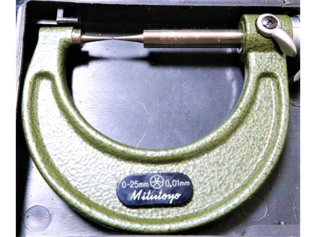 ミツトヨ 0〜25mm 0.01mm マイクロメーター（外側） の画像 3枚目