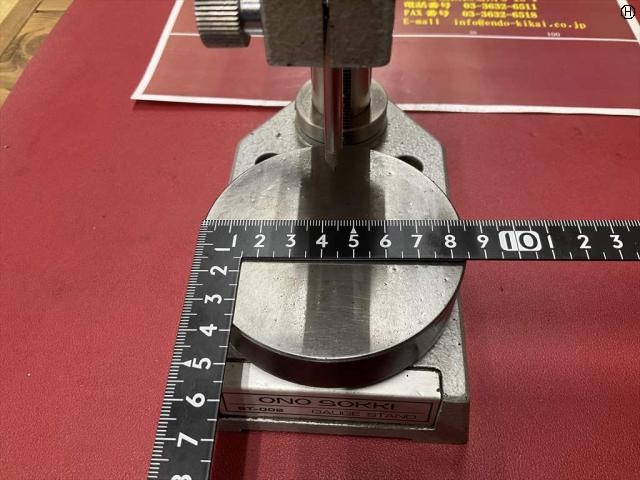 小野測器 ST-002 測定台Φ86mm スタンド・ステージ、測定工具 の画像 2枚目