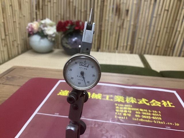  Φ30mm Teclockダイヤルゲージ付 0,01mm Stand/Stage Image 2