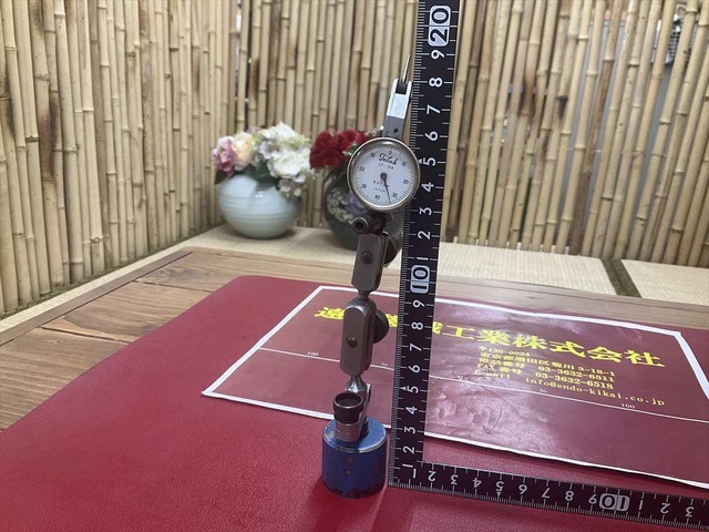  Φ30mm Teclockダイヤルゲージ付 0,01mm Stand/Stage Image 3