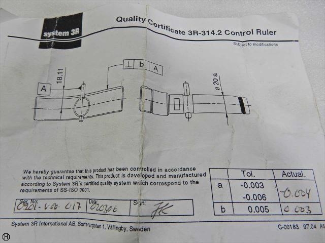 SYSTEM 3R 3R-314.2 その他測定工具・基準器 の画像 4枚目