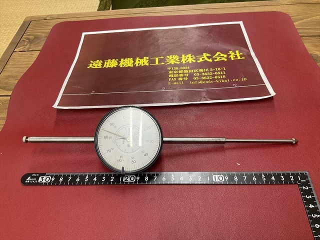ミツトヨ NO,3060S-19 0,01mm ダイヤル・インジケーター の画像 1枚目