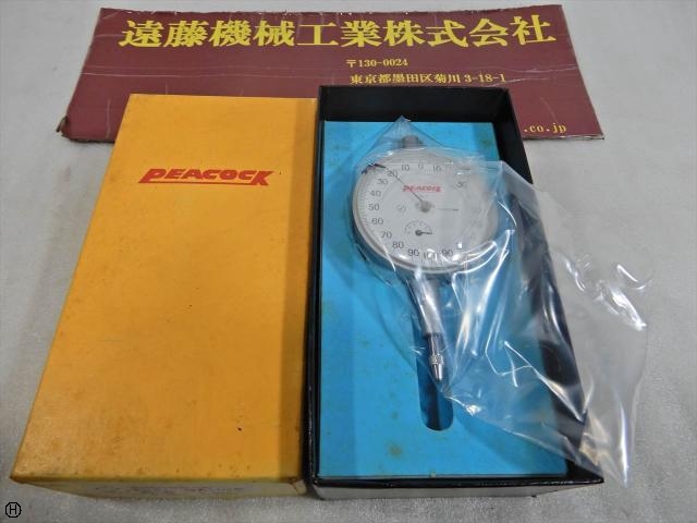 尾崎製作所 PEACOCK 0.001-1mm(5-B) Dial Indicator Image 1
