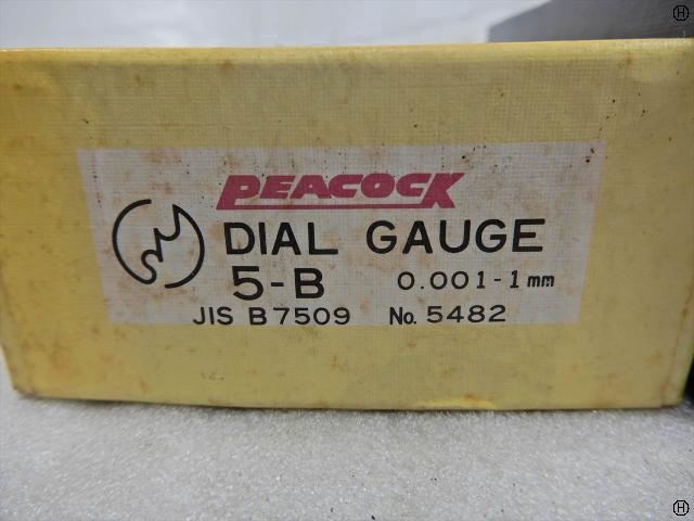 尾崎製作所 PEACOCK 0.001-1mm(5-B) Dial Indicator Image 2