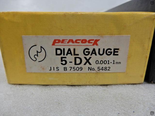 尾崎製作所 PEACOCK 0.001-1mm(5-DX) ダイヤル・インジケーター の画像 2枚目