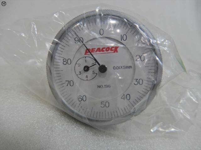 尾崎製作所 PEACOCK 001×5mm(196-B) ダイヤル・インジケーター の画像 3枚目