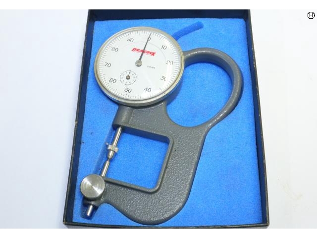 尾崎製作所 PEACOCK 0-10mm 0.01mm Dial Indicator Image 2