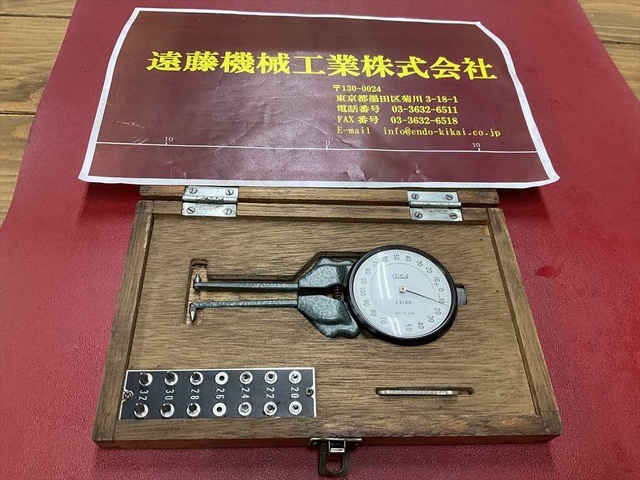 テクロック 20〜32 0,01mm IM880 ダイヤル・インジケーター の画像 1枚目