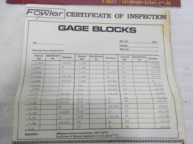 FOWLER  ブロック の画像 5枚目