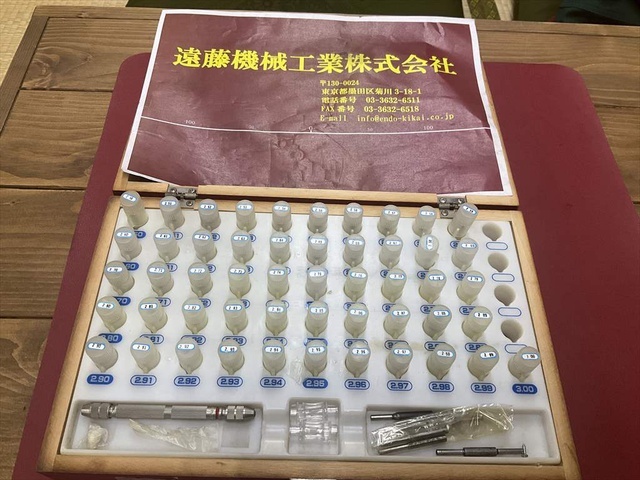 新潟精機 SK AA-2B(2,50〜3,00mm)0,01mmとび ピン の画像 1枚目
