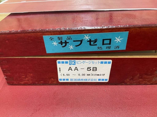 新潟精機 SK AA-5B 5,50〜6,00mm 0,01mm一部欠けあり ピン の画像 4枚目