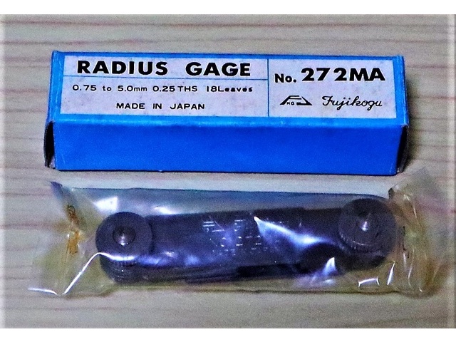 FUJI TOOL No.272MA 0.75-5.0mm 0.25THS Radius Image 2