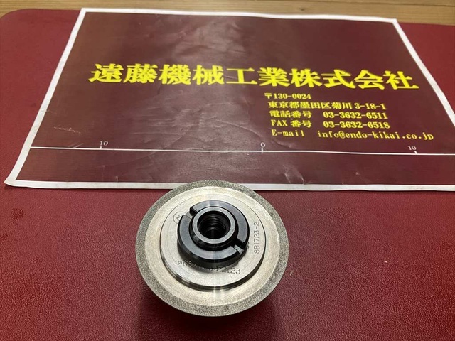 冨士ダイス Φ65×1U×Φ22,23 砥粒SD粒度170 砥石ホイール・フランジ の画像 1枚目